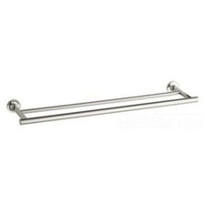 Kohler Purist 24 Double Towel Bar, Vibrant Polished Nickel - K-14375-SN