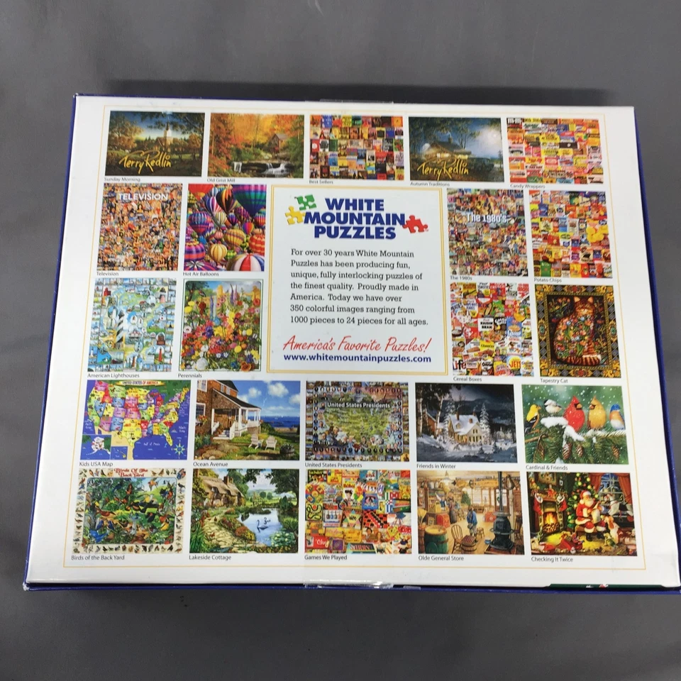 RARE! White Mountain Puzzles "An Apple A Day" 1000 Pc Jigsaw Puzzle - Complete - Image 2 of 4