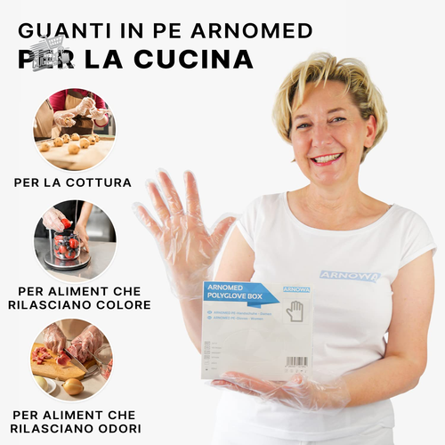 Guanti Monouso in PE Da Donna, 10.000 Pezzi Guanti Usa E Getta per Box, Guanti P - Foto 3 di 12