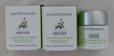 2 bareMinerals Ageless Phyto-Retinol Eye Cream 0.5 oz full size sealed nib