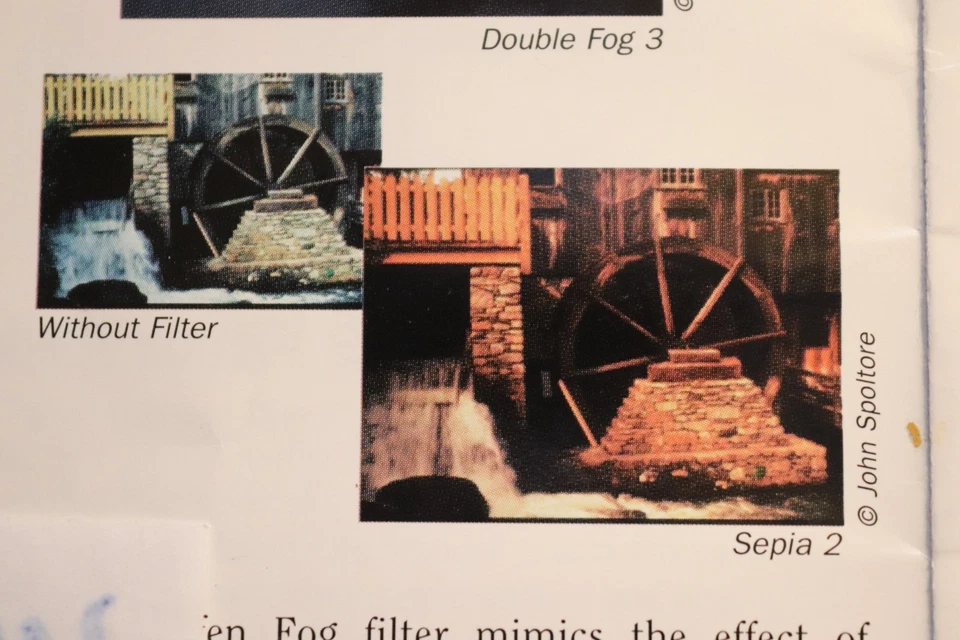 NEW Vtg Tiffen 62mm SEPIA #3 FOG Effect FILTER USA 62mm Sepia 3 Nostalgic - MINT - Image 4 of 4
