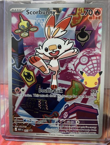 Scorbunny 053 Me: Mega Evolution Promo Holo