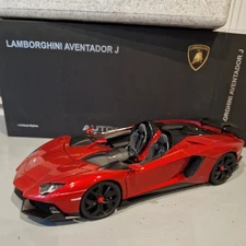 1/18 autoart lamborghini aventador j metallic red,No Mr,cmc,exoto Stunning Peace