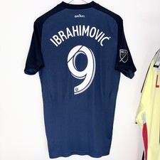LA Galaxy 2019/2020 Adidas Away Shirt Ibrahimovic #9 MLS Men&rsquo;s Medium