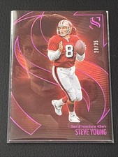 2025 Panini Silhouette NFL Steve Young Pink  # /35 HOF SF 49ers No. 100