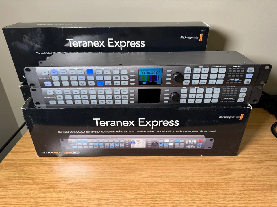 Interfaz convertidor Blackmagic Design Teranex Express 12G CROSS SDI 4K USBC Deci Foto 2 de 4