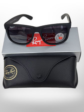 Ray-Ban RB4165 622/T3 Justin Classic Gradient Grey Polarized Sunglasses 54mm