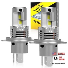 H4 Light Bulbs Hi/Low Beam,Super Bright Upgraded 900 50000LM H4/9003