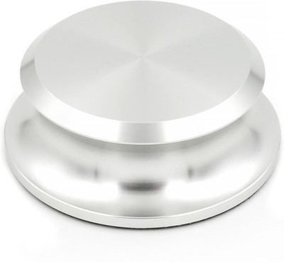 Record Weight Stabilizer Turntable and Vinyl Record Weight Premium Vinyl Silvery