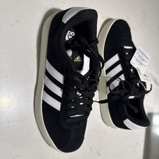 Adidas Women's Vl Court 3.0 SHoes Core Black/Cloud White/Gold Metallic ID6279