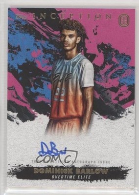2021 Topps Inception OTE Overtime Elite Magenta 71/99 Dominick Barlow Auto 4z8