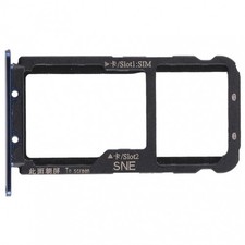 SIM Tray / Micro SD Card Slot Compatible With Huawei Mate 20 lite Blue