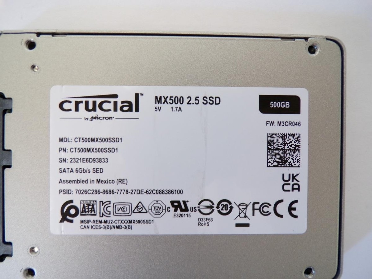 Crucial MX500 500GB 2.5