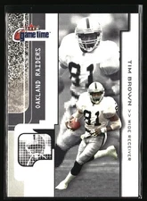 2001 Fleer Game Time #88 Tim Brown