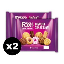 Fox’s Favourites Biscuit Selection 350g | Pack of 2 | Perfect for sharing
