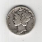 1935 P MERCURY DIME 10¢ 90% SILVER PHILADELPHIA 10 CENTS UNITED STATES AMERICA