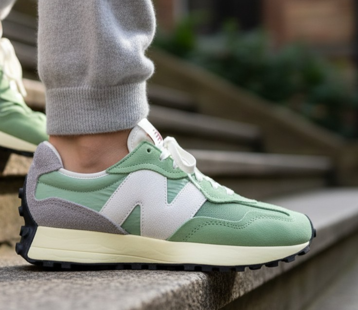 Size 6.5 - New Balance 327 Chive Avocado for sale online | eBay