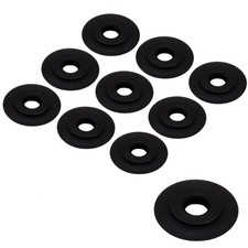 Zorfeter Manganese Steel Replacement Cutter Wheels, Black, 10 Pcs