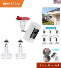 2 Pack Adjustable Security Wall Mount for Ring Camera Stick Up Cam Battery,In...