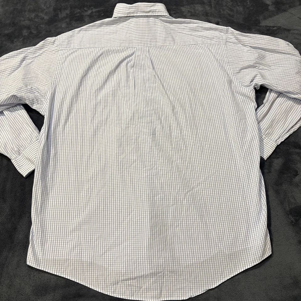 VTG Brooks Brothers Makers Button Down Shirt Mens 17 35 Relaxed Fit Made in USA - Image 2 of 4