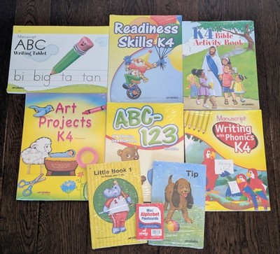 Abeka K4 Student Kit Unbound *SEALED* Brand New