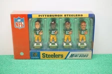 NFL Licensed Pittsburgh Steelers Forever Collectibles Mini Bobs.