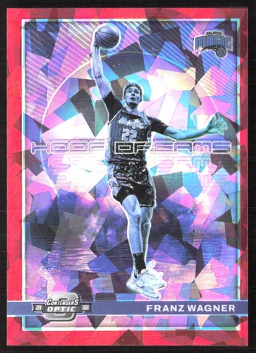311G 2021-22 Panini Contenders Optic #7 Franz Wagner Hoop Dreams Red Cracked Ice