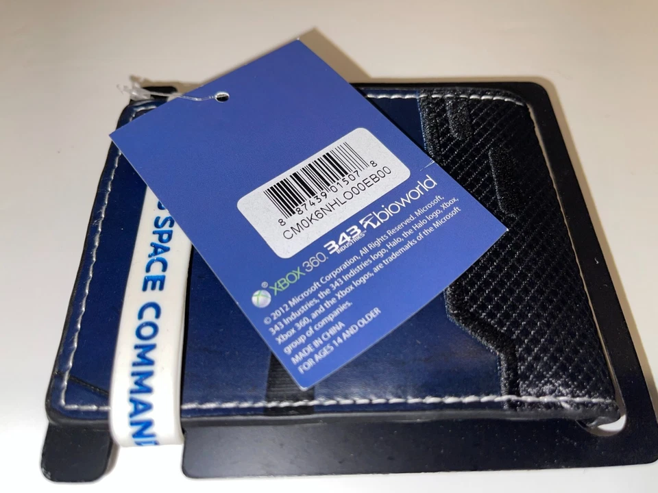 Cartera y pulsera para tarjetas Halo 4 UNSC mercancía oficial con licencia de Microsoft Xbox Foto 3 de 4