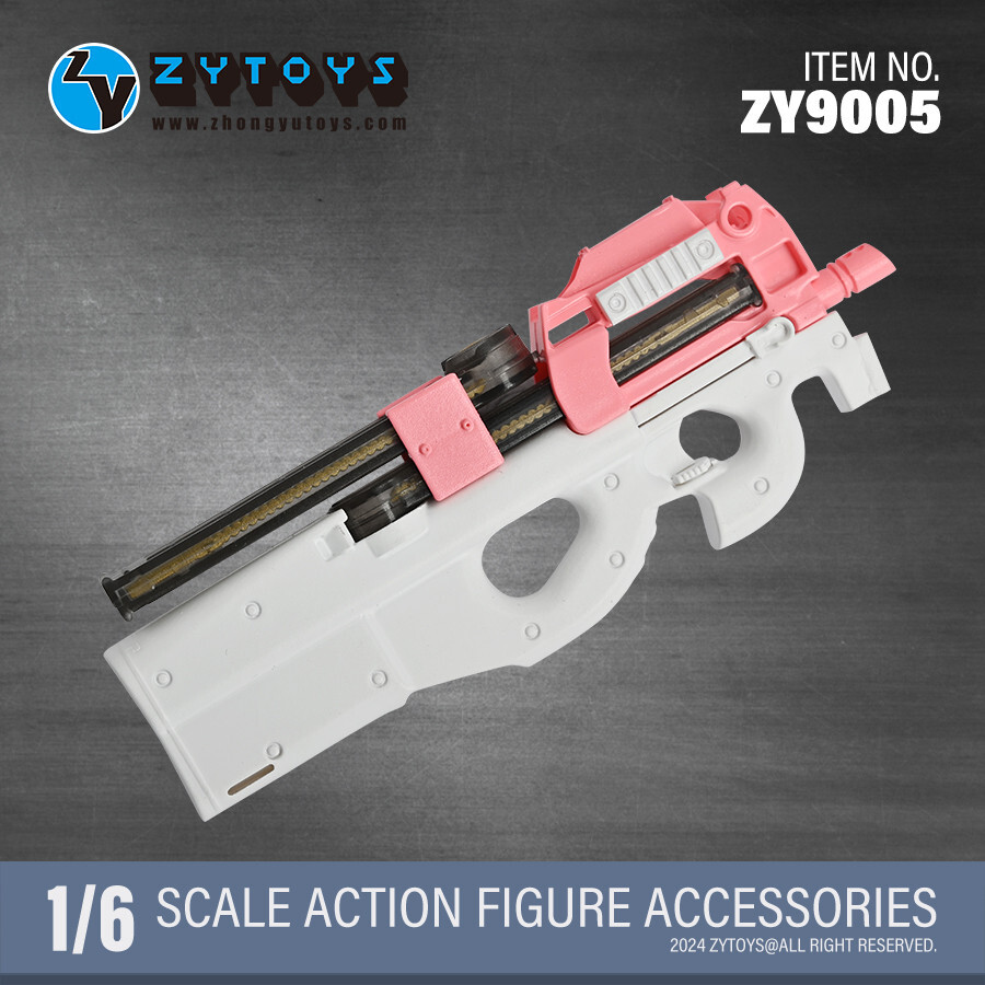 ZYTOYS ZY9005 1/6 P90 WWII Gun Rifle Weapon Model Fit 12