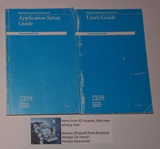 Disk Operating System DOS Version 3.10 Appplication Setup Guide IBM Manual 1985