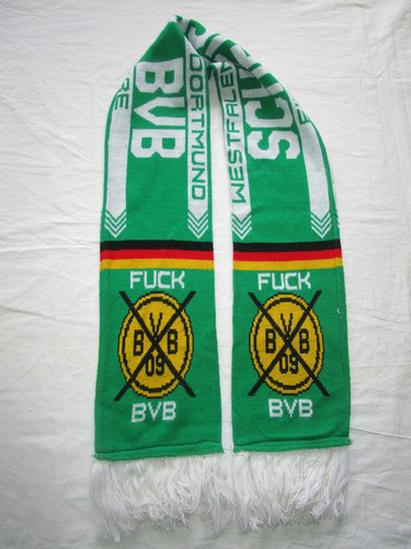 Borussia Mönchengladbach 90er Jaquard Schal Anti BVB - Bild 3 von 3