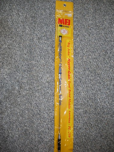 Antenne mobile MFJ 1432 VHF/UHF MFJ-1432 "Big John" 62,5" avec adaptateur NMO ! NEUF ! - Photo 4/14