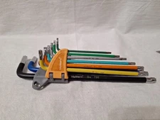 Multicolor Hex Metric L-key Clip Set Mulwark Set. New Out Of Package 