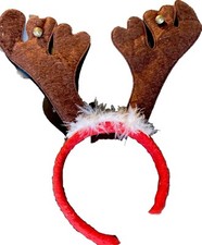 Reindeer Christmas Kids Headband Size 4 1/2