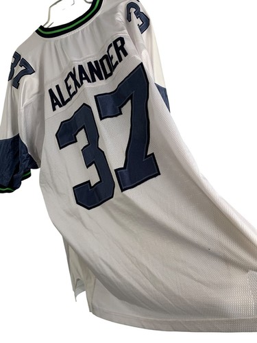 Reebok Seattle Seahawks 37 Alexander White NFL Jersey Size 58 2XL 8060 - Picture 12 of 15