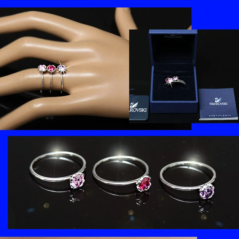 Swarovski three ring set clearance