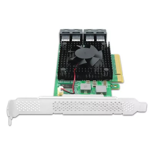 PCIe3.0 x8 to 4 x U.2 NVMe SSD switch Adapter with PLX8747 controller - 第 11/11 張圖片