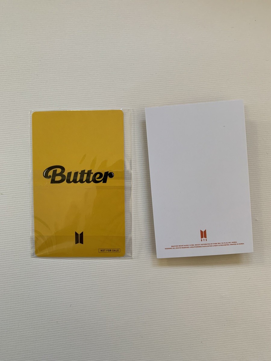 Official BTS Butter Suga Japan PC and V Message Card | eBay