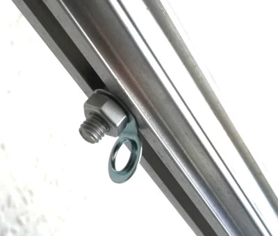 40 GAO Flora Hammerkopfschrauben Gewächshaus mit Pflanzenhalter Öse Edelstahl