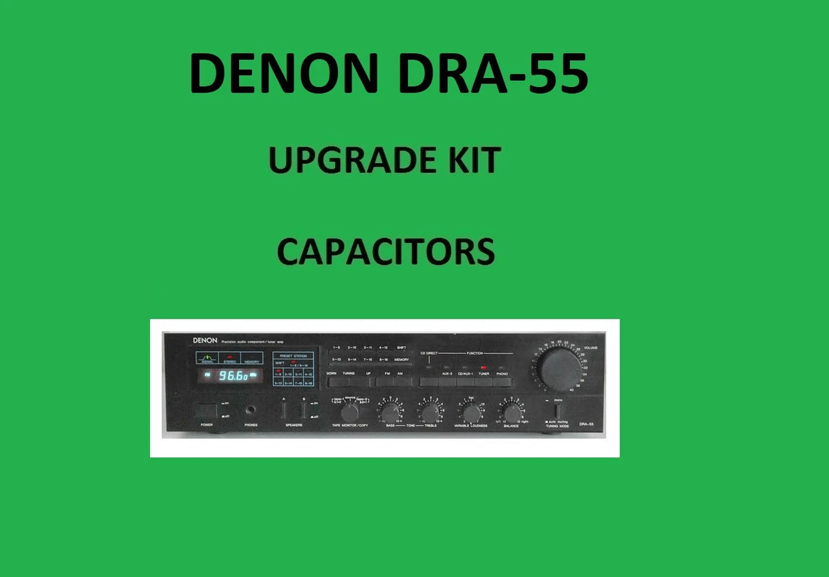 Stereo Receiver DENON DRA-55 Reparatursatz - alle Kondensatoren