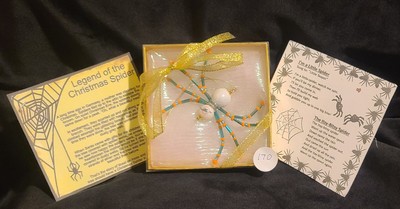 Holiday Christmas Spider Ornament with legend  #170 Miami Dolphin 