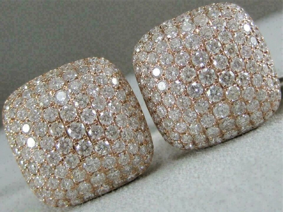 3Ct Round Lab-Created Diamond Men's Fancy Style Cufflinks 14K Yellow Gold Finish - Image 3 of 4