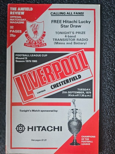Liverpool Home Programmes 1979-1980 League and cup, all good good condition - Picture 21 of 26