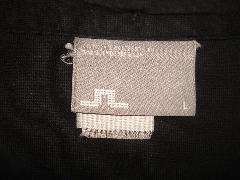 J.Lindeberg Solid Black 100% Cotton S/S Button Ft. Shirt Sz. M Slim Fit - Image 4 of 4