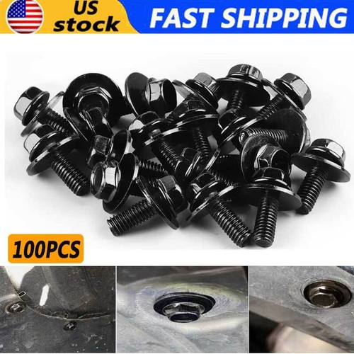 M6-1.00 X 25 Mm Hex Head Loose Washer Bolt - 16mm O.D. - Inc