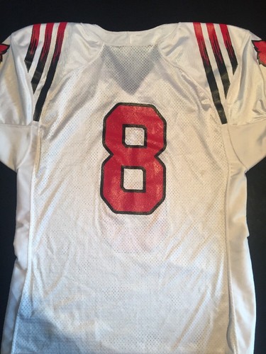 Game Worn Used Louisville Cardinals UL Football Jersey Adidas #8 LAMAR JACKSON - Picture 4 of 4