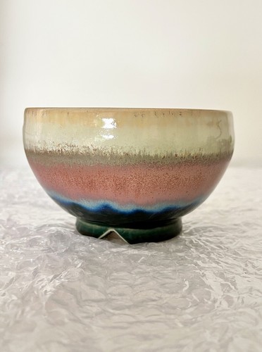 Brand New Hand made Clay Enamel Glazed Succulent Pot/planter With Drainage #441 - Picture 2 of 9