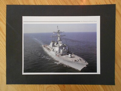  NAVAL PRINT -USS THE SULLIVANS-GUIDE MISSILE DESTROYER GULFOF OMAN 2004
