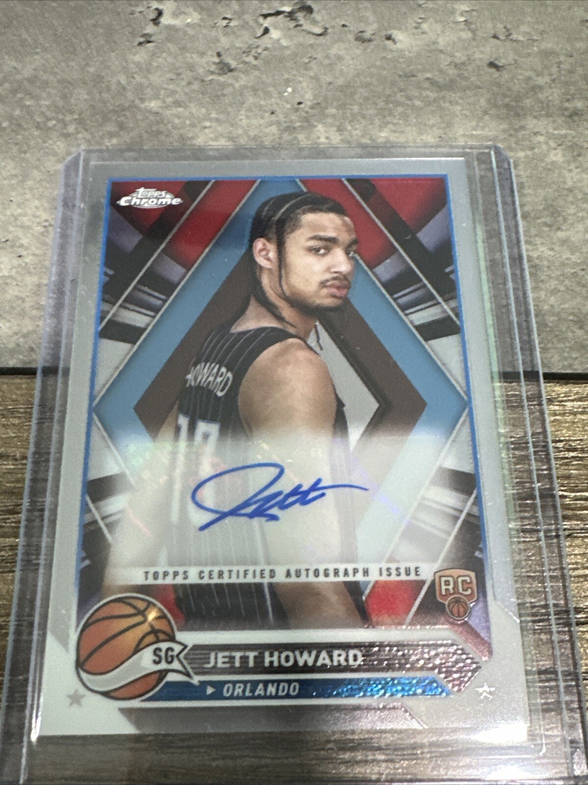 2023-24 TOPPS CHROME SIGNATURE ROOKIE AUTO JETT HOWARD RC CG-JHO