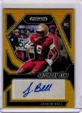 Panini Prizm Jaheim Bell Gold Rookie Autograph /10 SSP